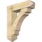 Ekena Millwork Merced Arts and Crafts Rough Sawn Bracket w/ Offset Brace, Douglas Fir, 8"W x 30"D x 34"H BKT0806X30X34MRC03RDF - alternate 1